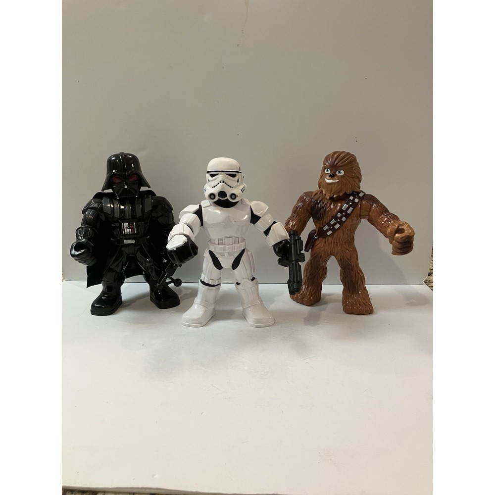 Star‎ Wars  Mega Mighties Galactic Heroes Chewbacca, Darth Vader, Stromtrooper
